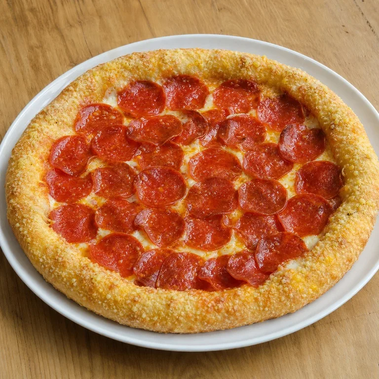 Pizza Manía de Pepperoni Borde de Parmesano
