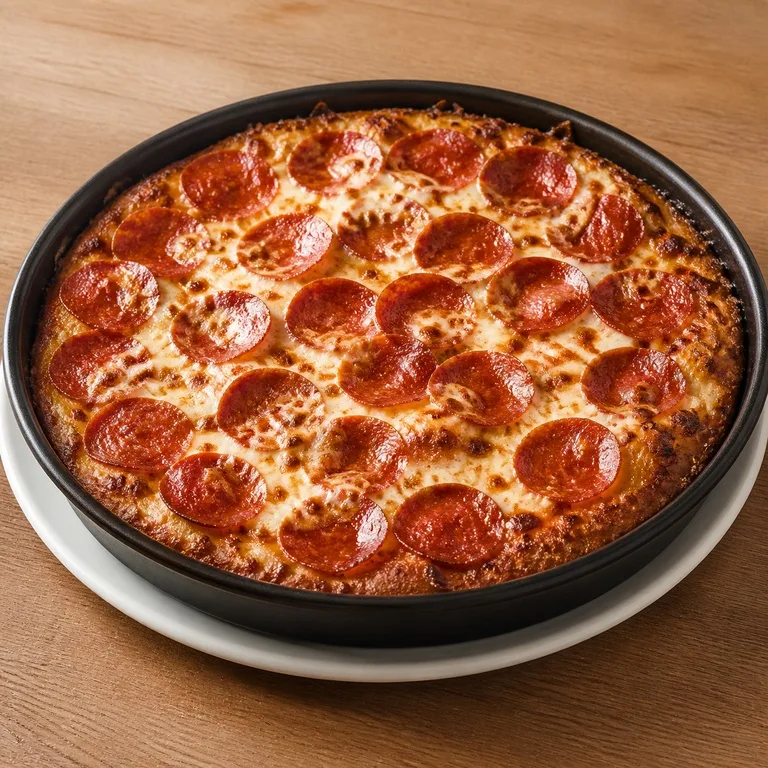 Pizza de Pepperoni (Masa Pan)