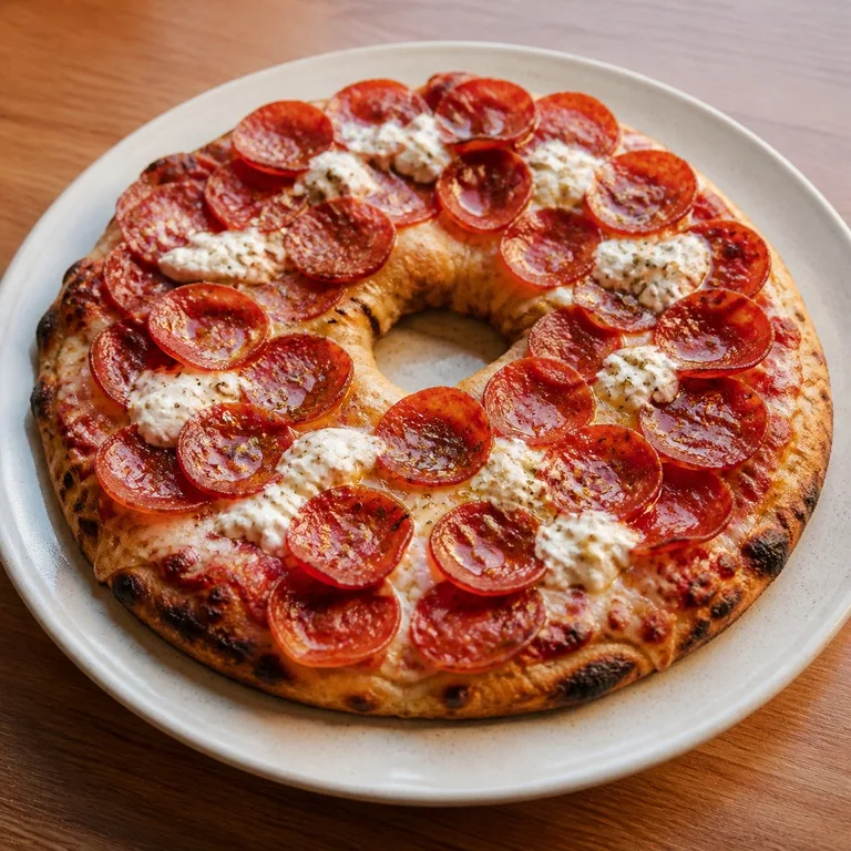Pepperoni Pizza Ricotta Ring