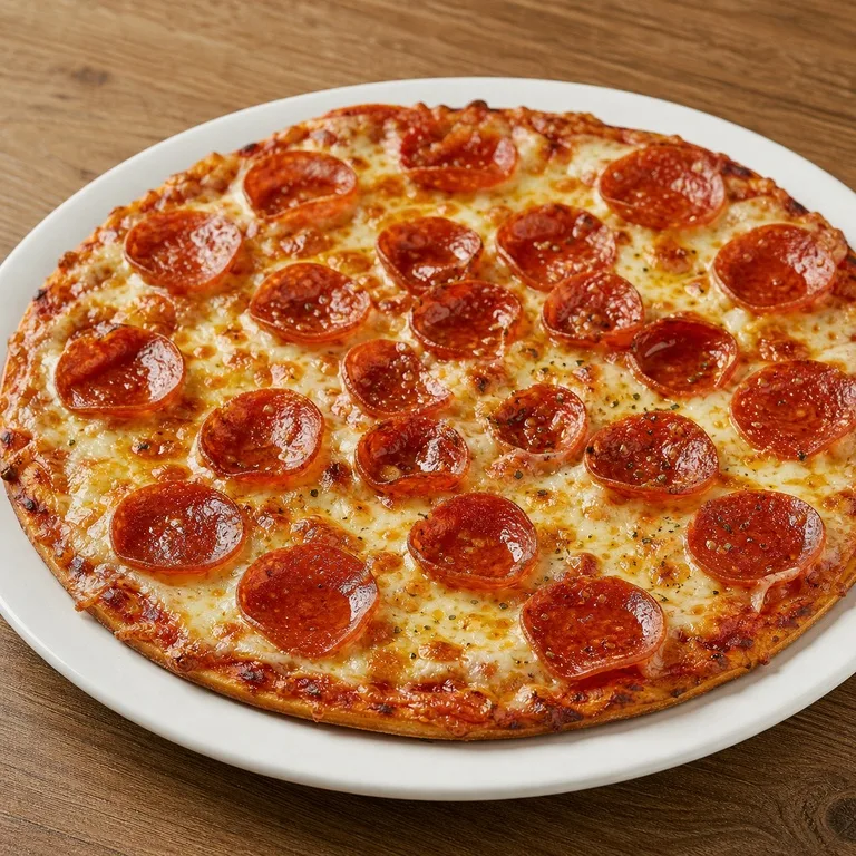 Pepperoni Pizza Thin Dough