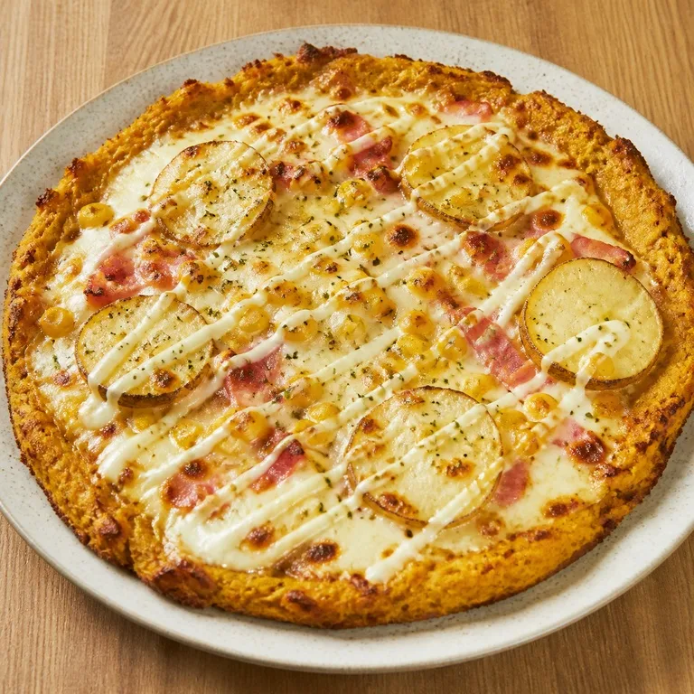 Potato Pizza Mil Screen Goguma Crust