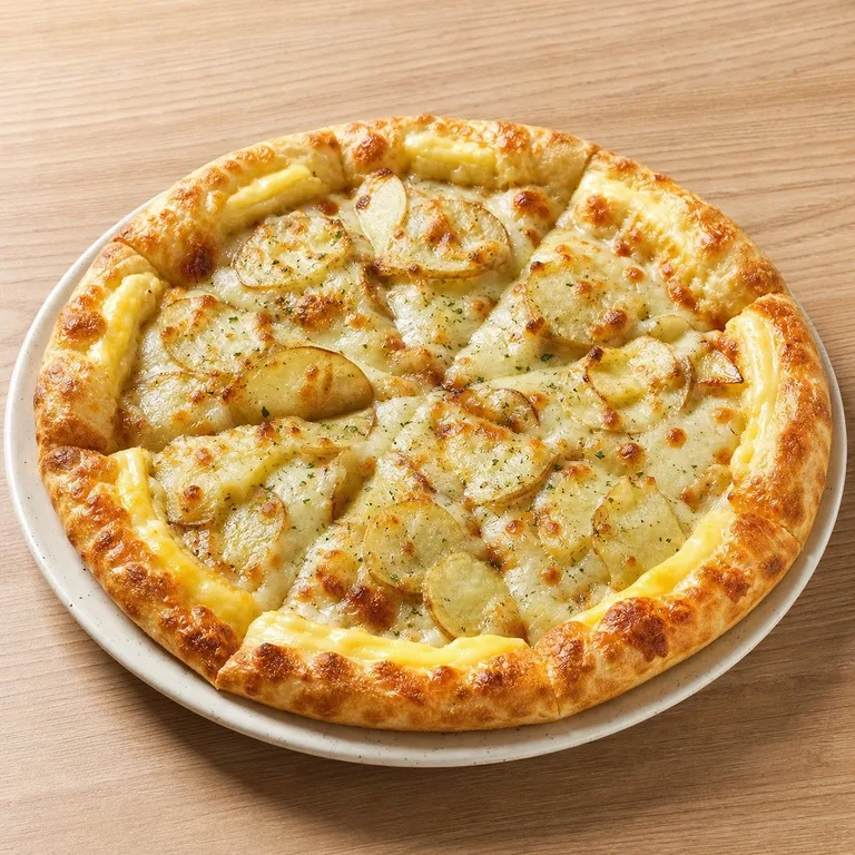 Potato Pizza Mil Screen Cheddar Crema Crust