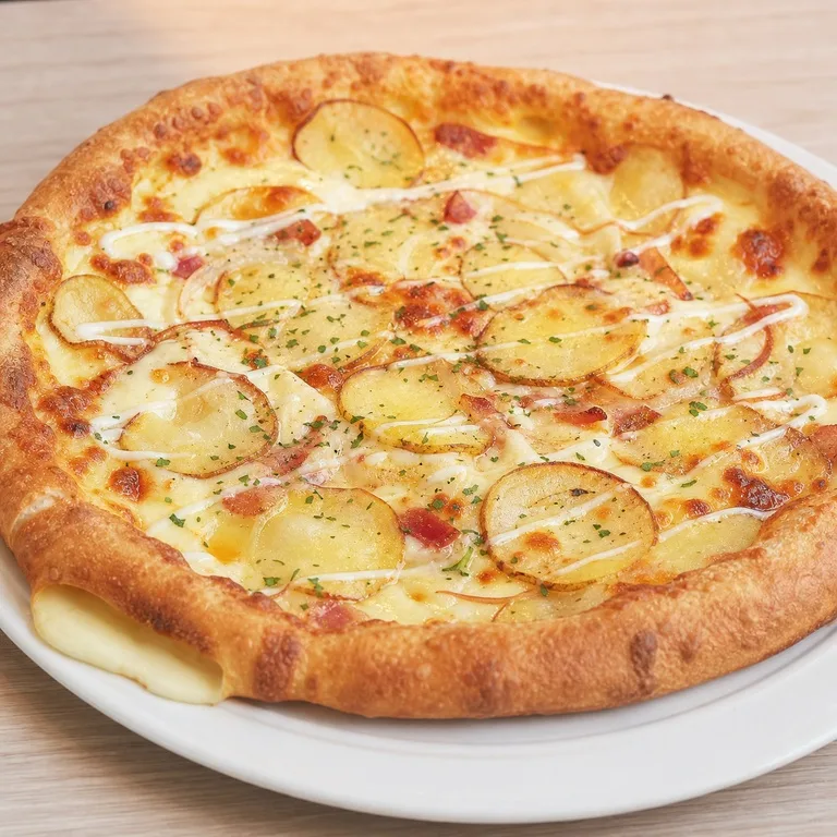 Potato Pizza Mil Screen Cheese Crust