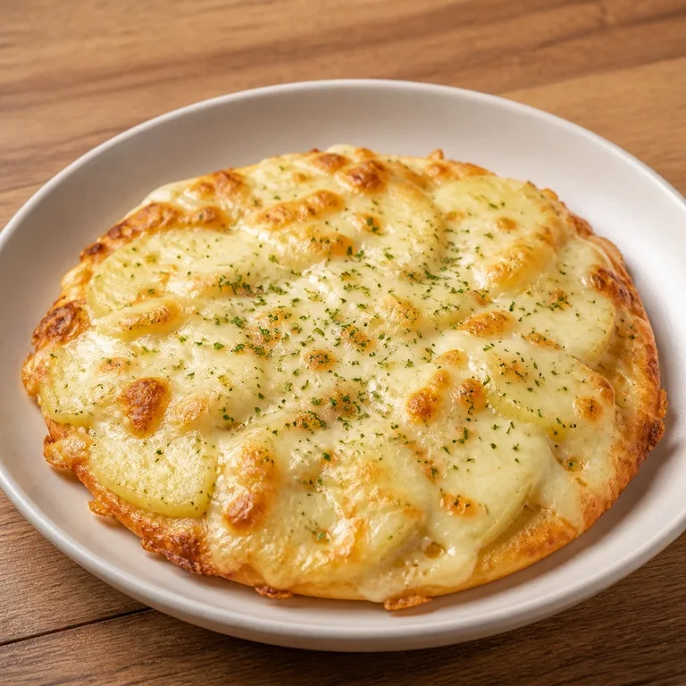 Potato Pizza Cheese Cap