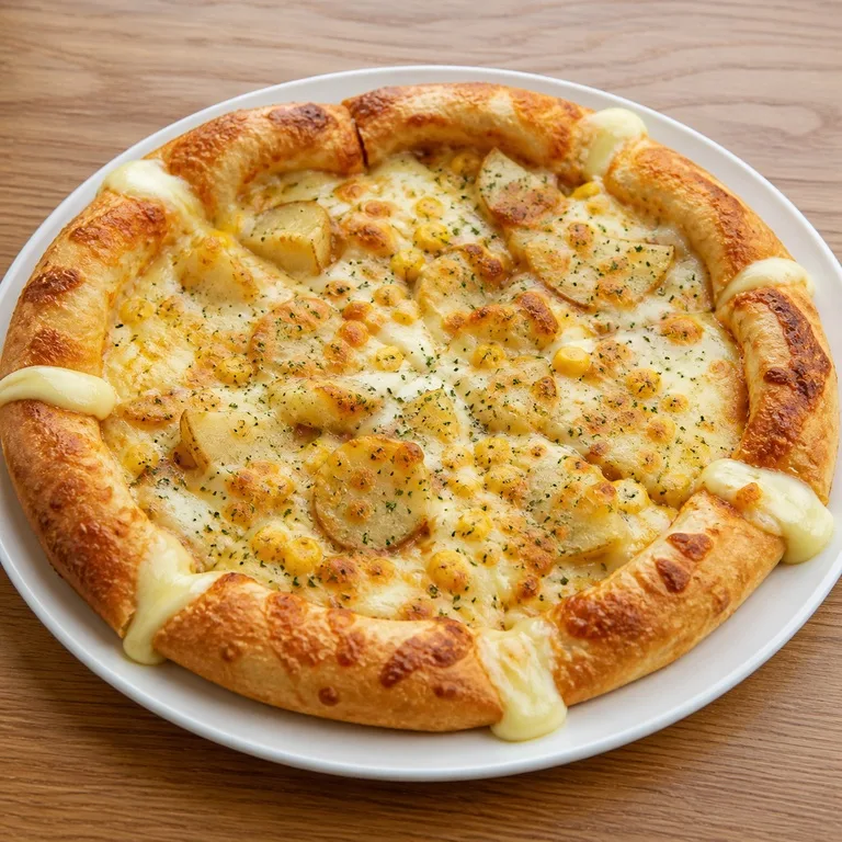 Kentang Pizza Keju Crust
