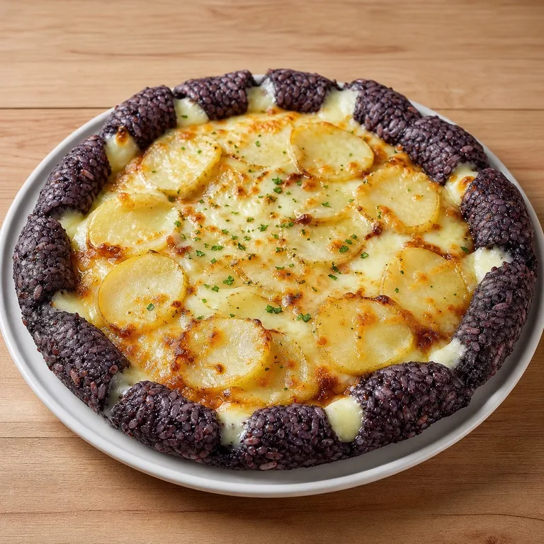 Kentang Pizza Black Rice Screen Keju Crust