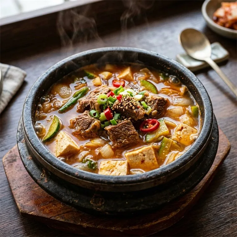갈비살찌개