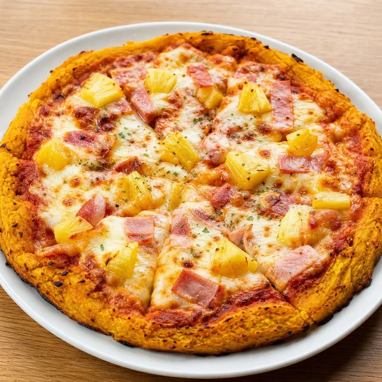 Hawaii Pizza Goguma Crust