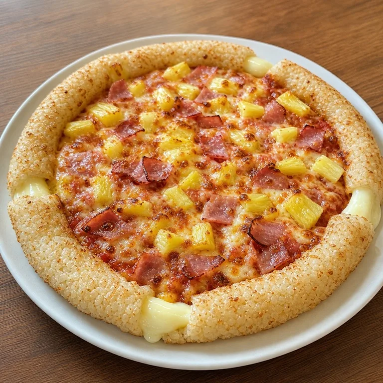 Hawaii Pizza Baengmi Screen Keju Crust
