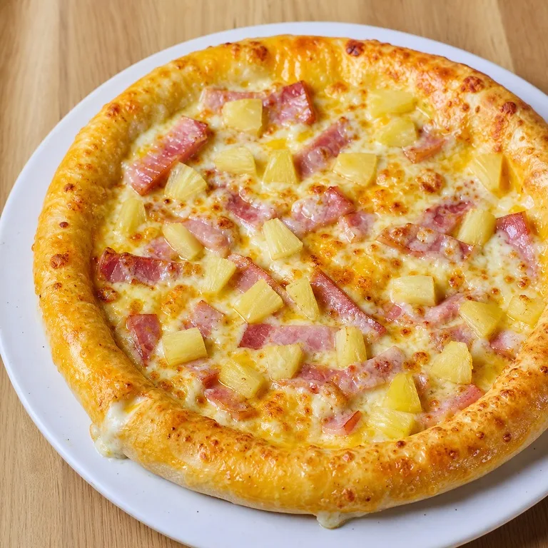 Hawaii Pizza Cheddar Krim Crust