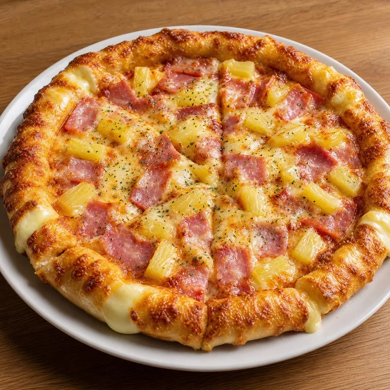 Hawaii Pizza Keju Crust