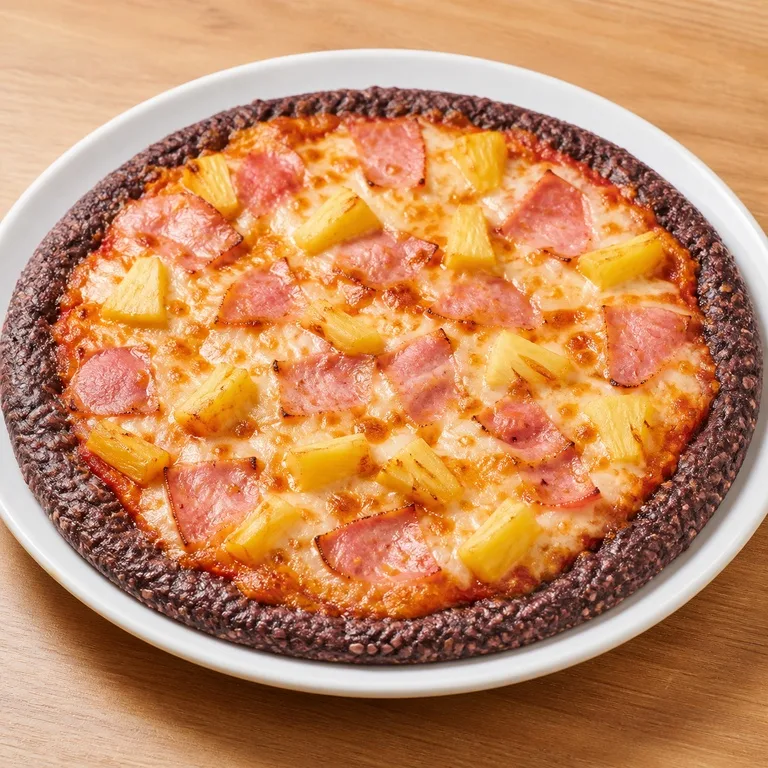 Hawaii Pizza Black Rice Screen