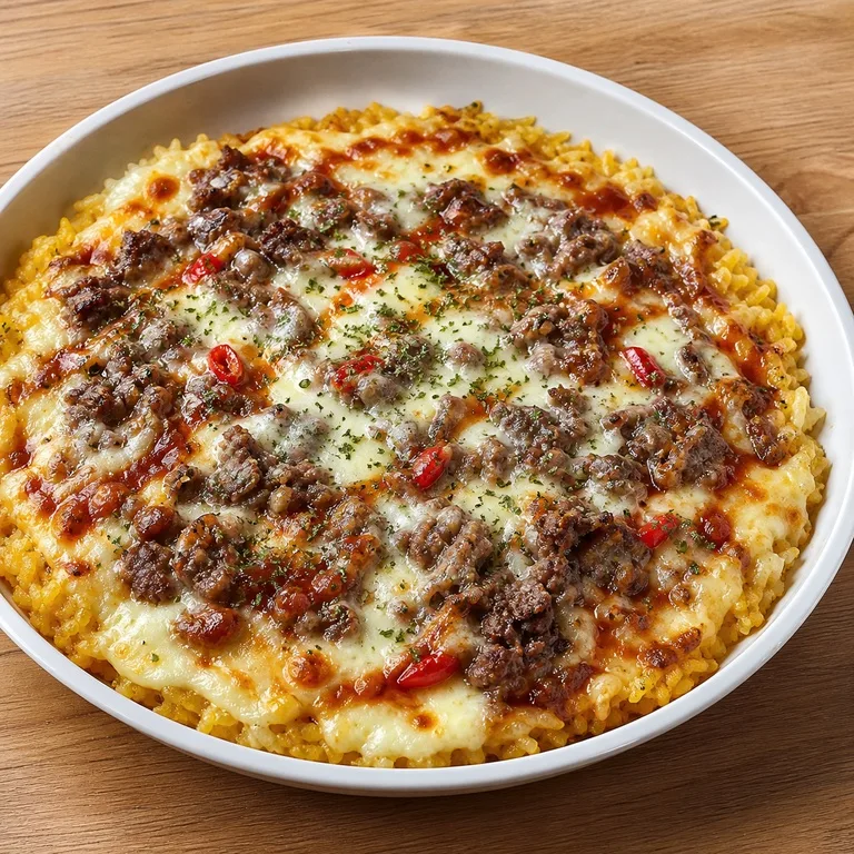 Hanu Hat Bulgogi Pizza Rice Gold