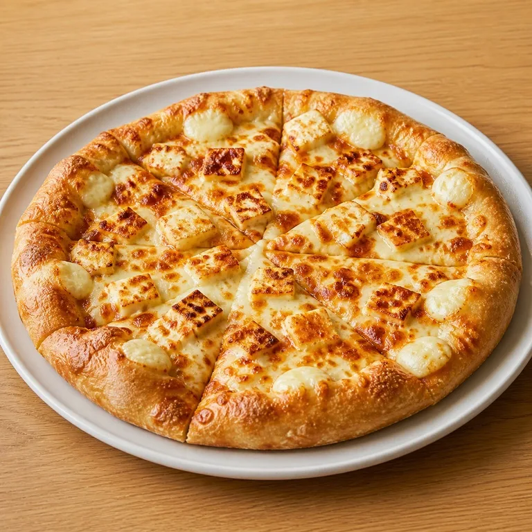 Halloumi Pizza Mil Screen Cheese Crust