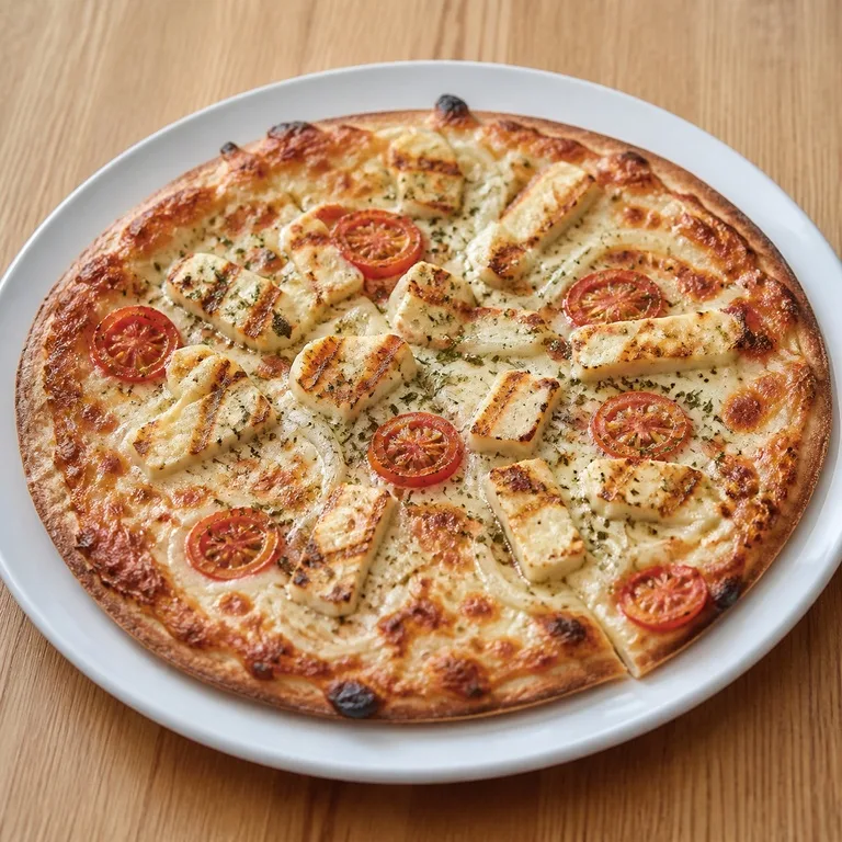 Halloumi Pizza Thin