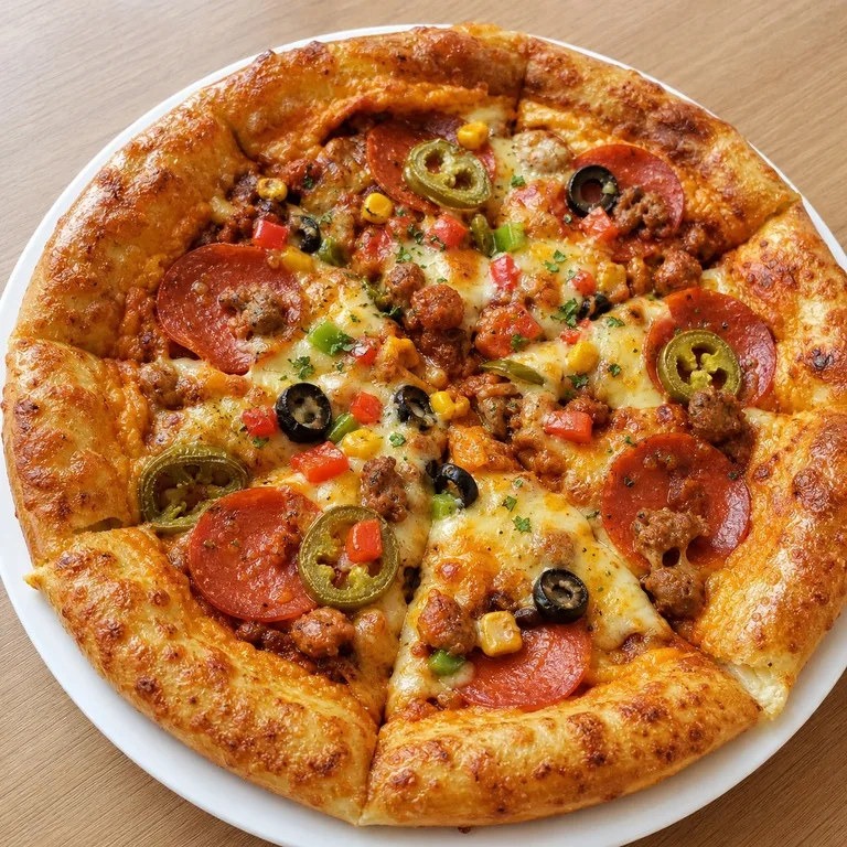 Hat Mexicano Pizza Mil Screen Cheese Crust