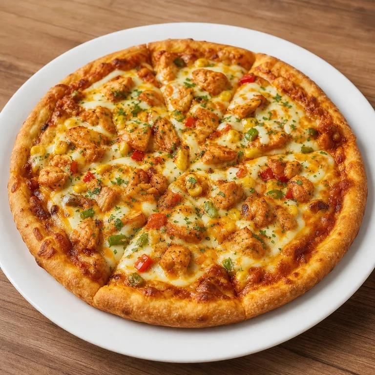 Hatkeori Chicken Pizza Mil Dough