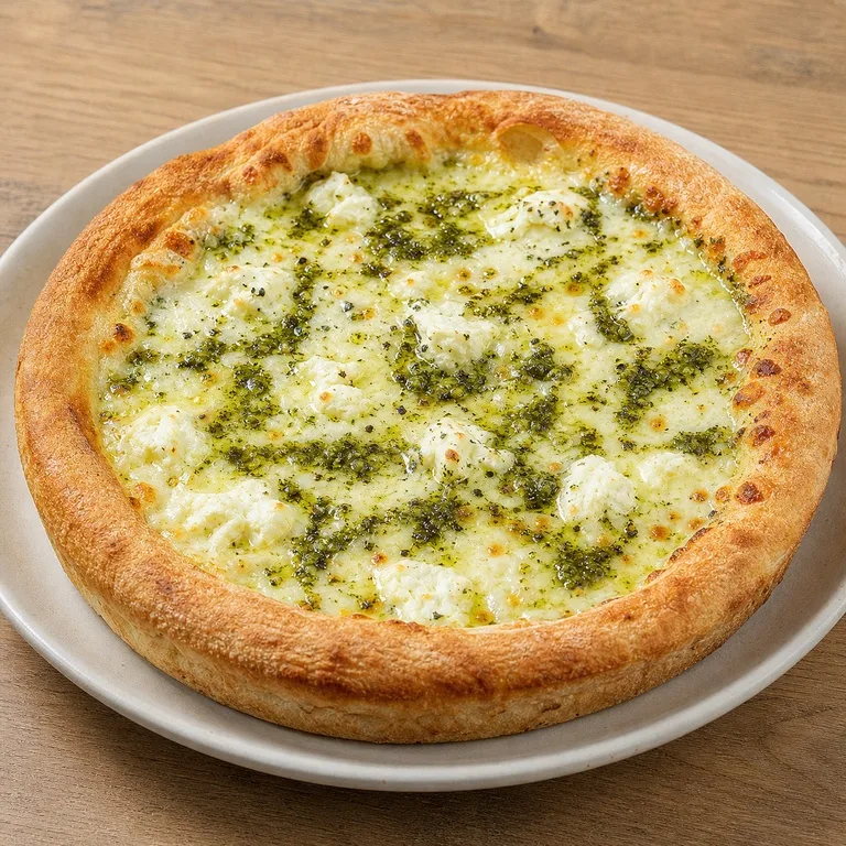 바질크림치즈디쉬피자