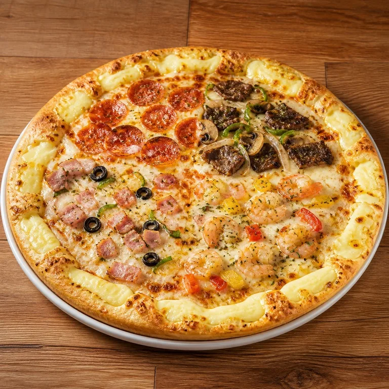 Beulrokbeoseuteo4 Pizza Double Keju Edge