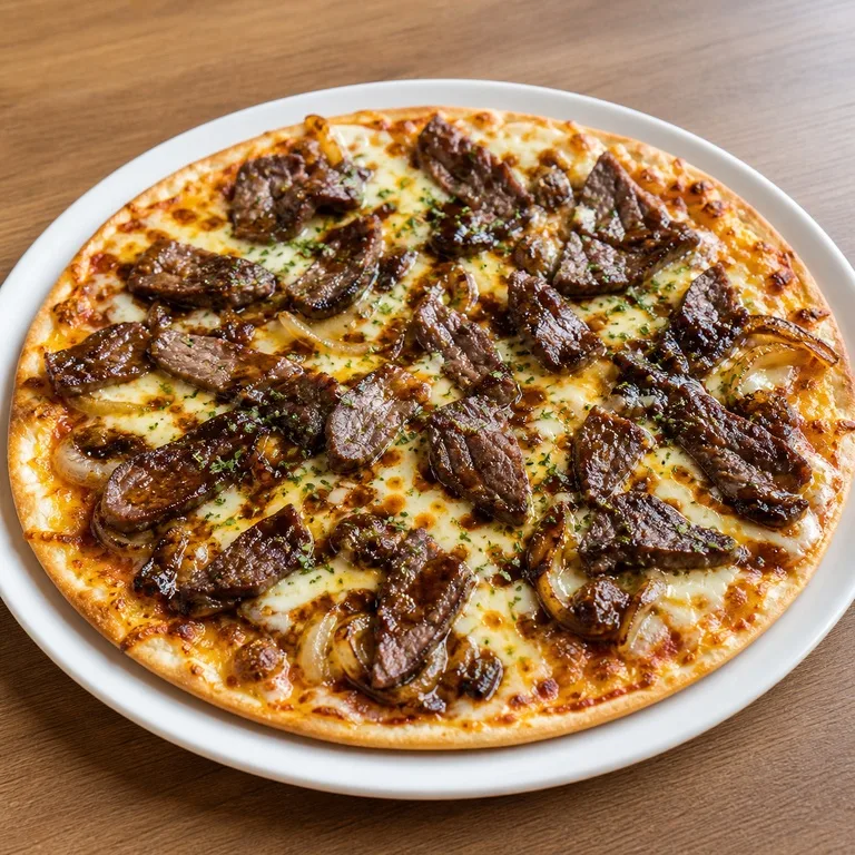 Sem Steak Pizza Thin Basyasak