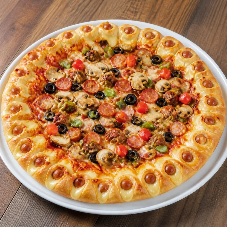 Super Papaseu Pizza Gold Ring Thin