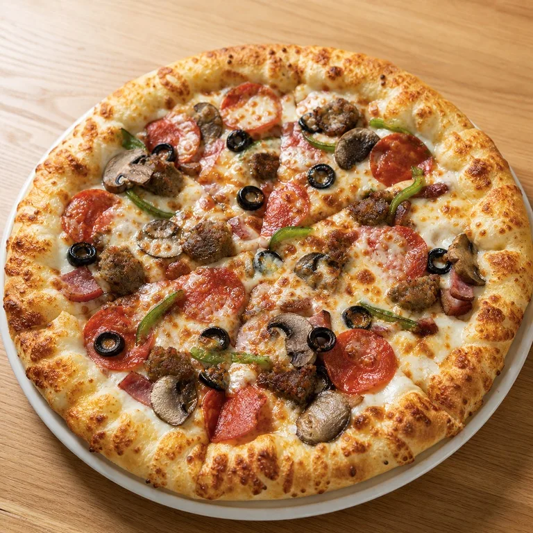 Super Supreme Pizza Double Keju Crust