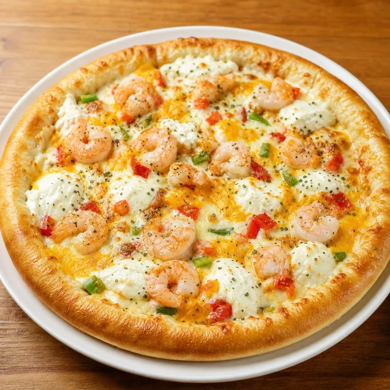 Udang Gold Pizza Krim Keju