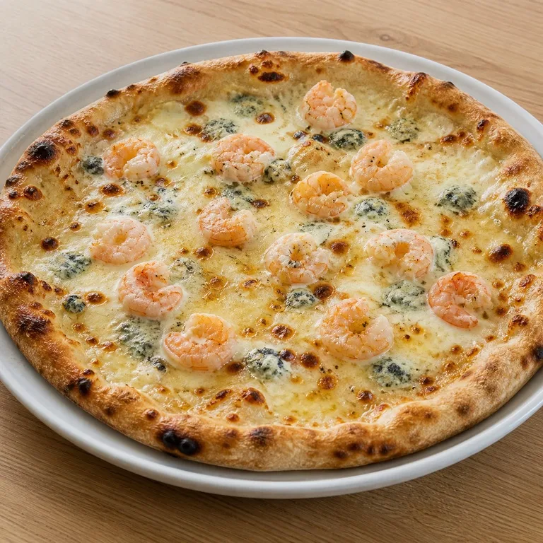 Udang Gorgonzola Pizza