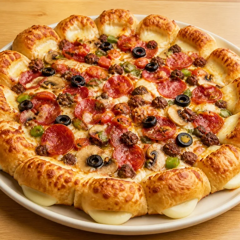 Super Deluxe Hieoro Pizza Double Keju Edge