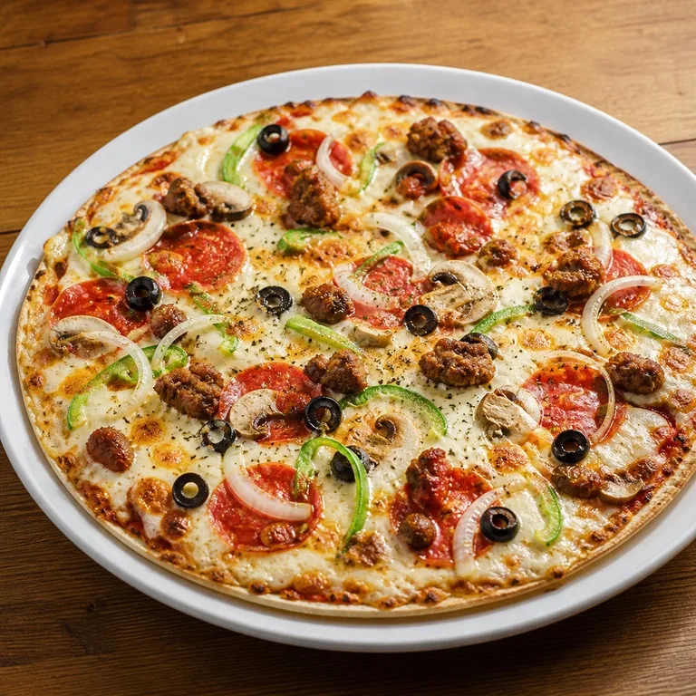 Super Deluxe Hieoro Pizza Thin