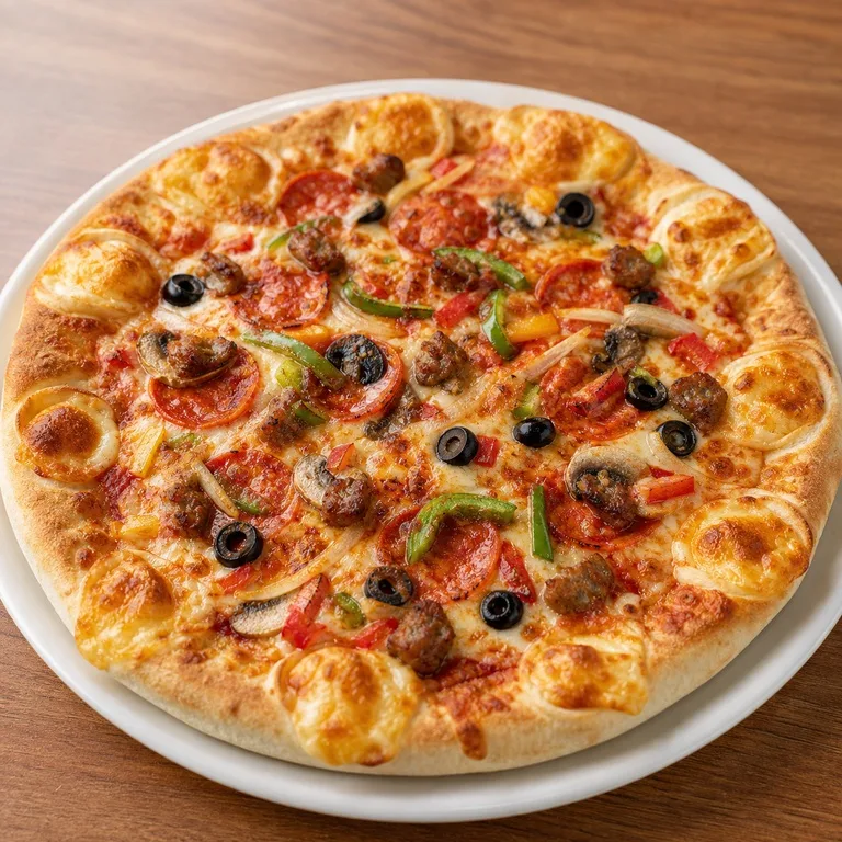 Super Deluxe Hieoro Pizza Keju Burst Napoli