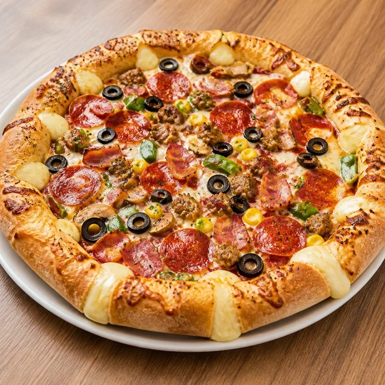 Super Deluxe Hieoro Pizza Keju Burst Original