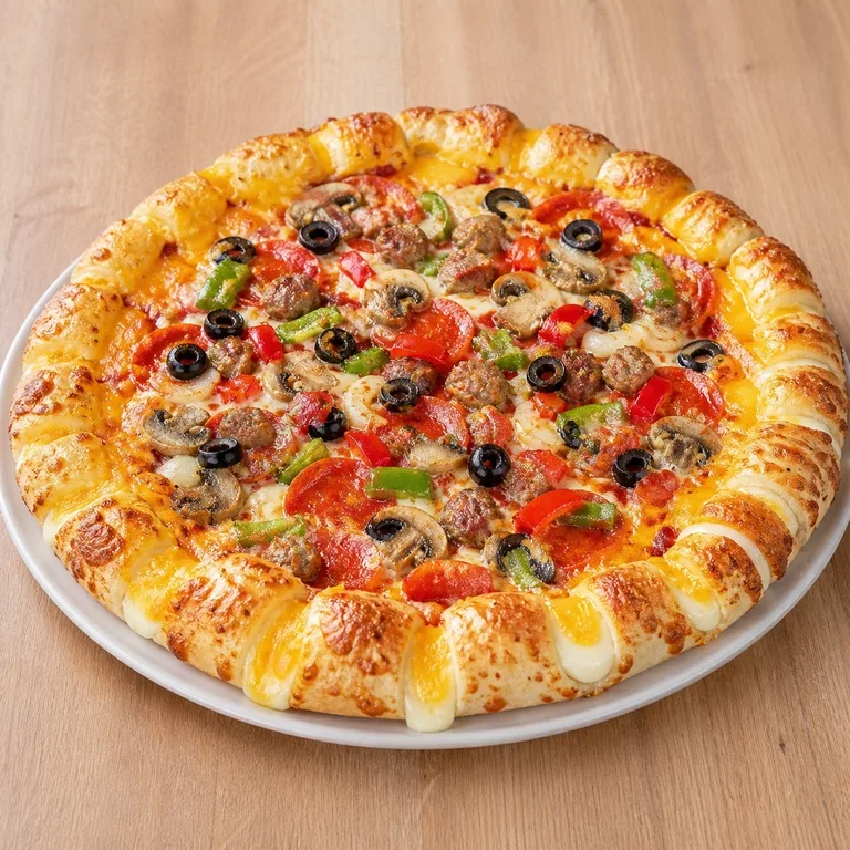 Super Deluxe Pizza Double Keju Edge