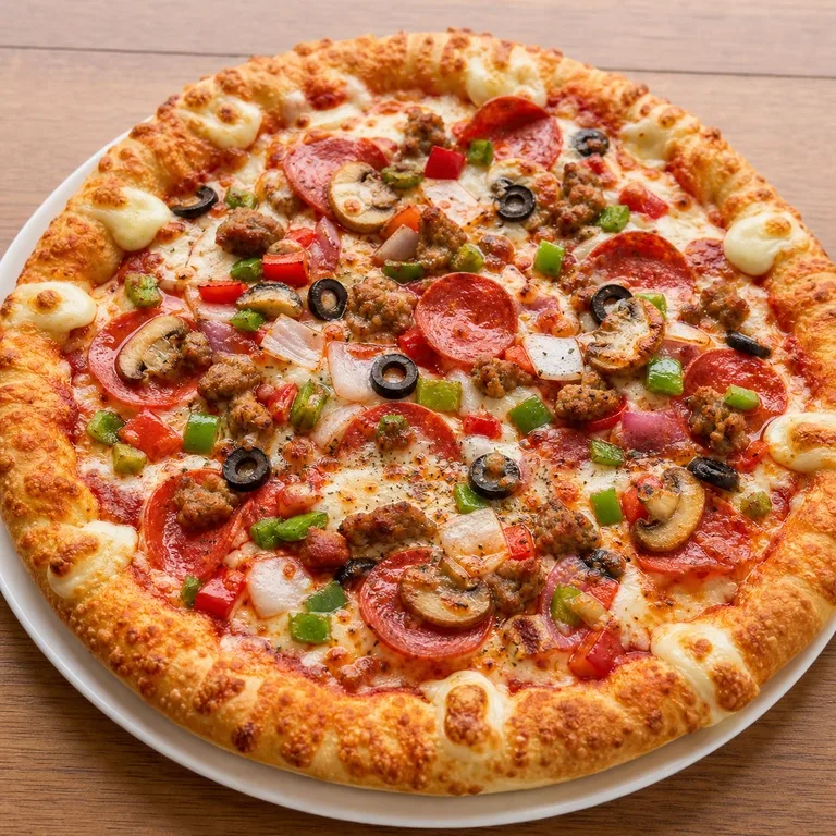 Super Deluxe Pizza Keju Burst Napoli