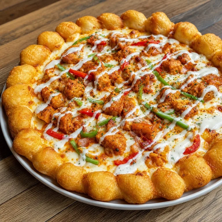 스파이시치킨랜치피자골드링