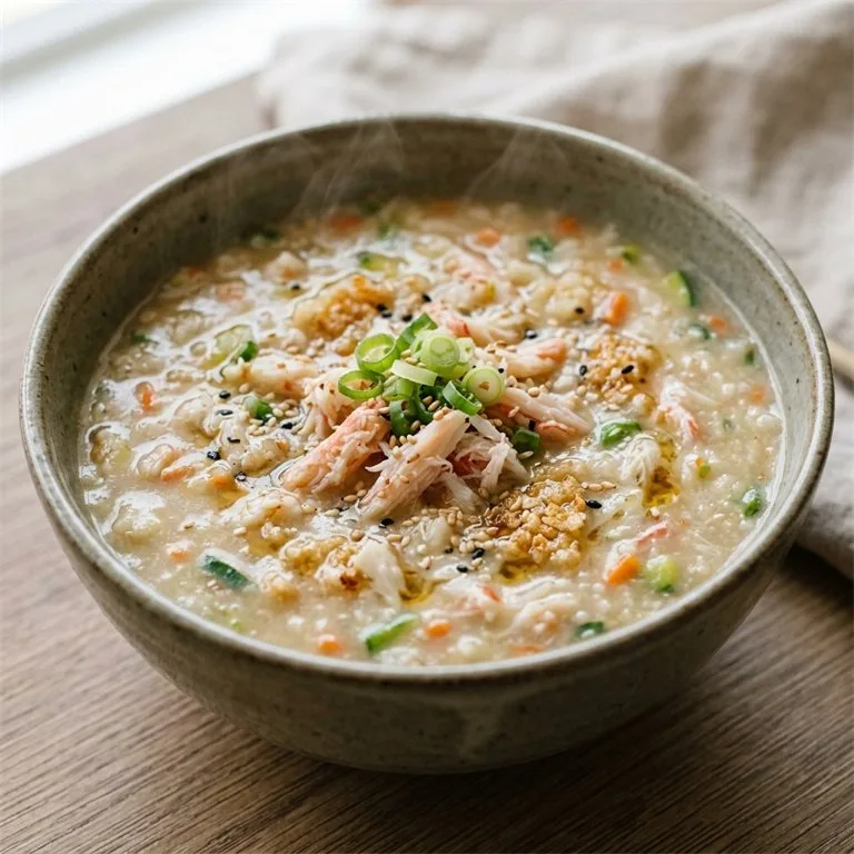 Bubur Nasi Gosong Kepiting
