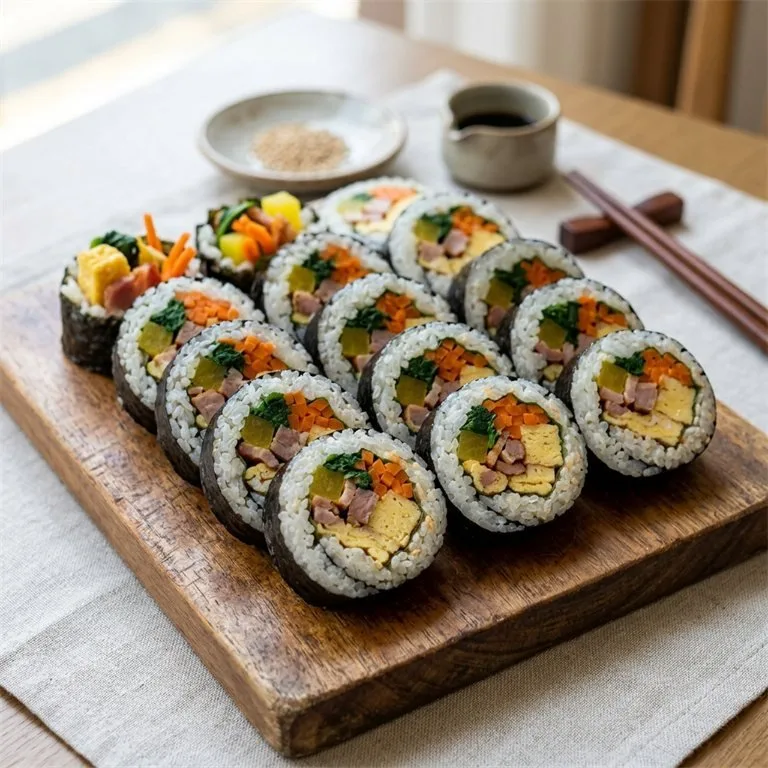 Gyeran Bacon Gimbap