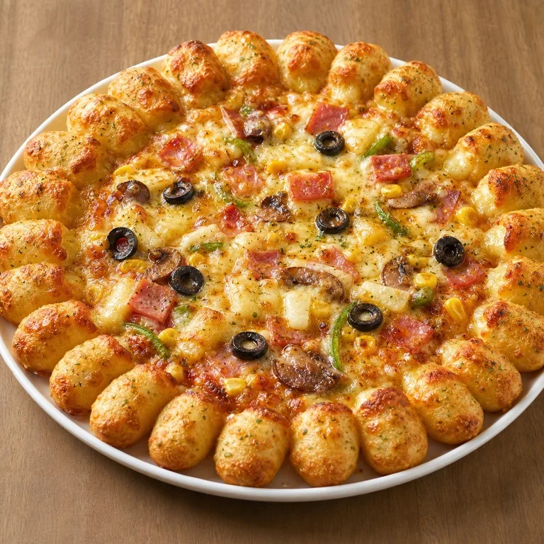 Gadeunseupesyol Gold Ring Thin Pizza