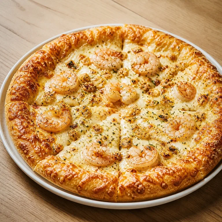 Bawang Mentega Udang Keju Crust Gold Pizza