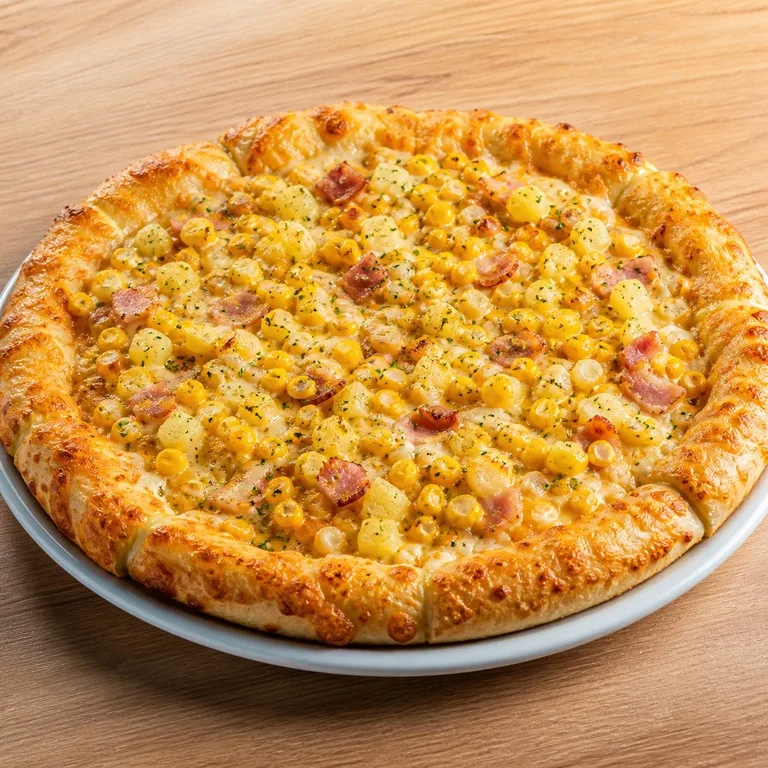Gold Jagung Habeseuteu Keju Crust Pizza