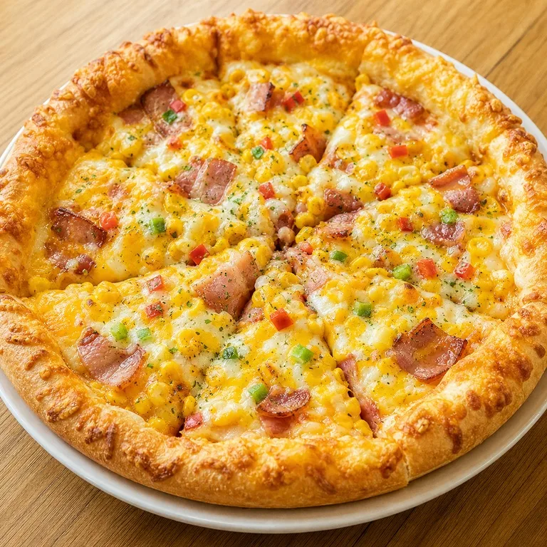 Gold Jagung Habeseuteu Keju Crust Gold Pizza