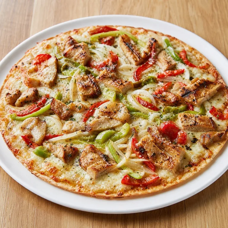 Nyugeurildeu Ayam Thin Pizza