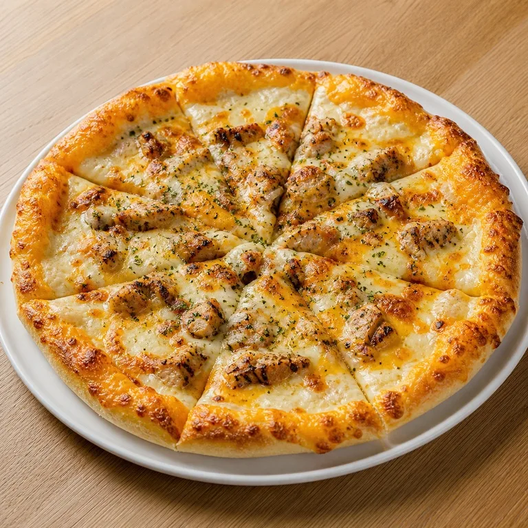 Nyugeurildeu Ayam Cheddar Krim Crust Pizza