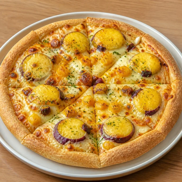 Dalkomdip Goguma Mil Dough Pizza
