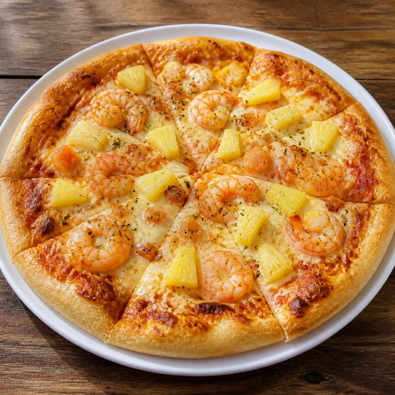 Regular Gold Hawaii Udang Pizza