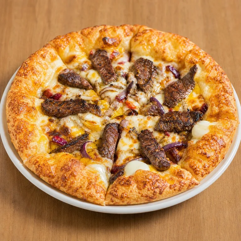 Rip Steak Rich Gold Pizza