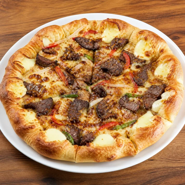 Rip Steak Keju Crust Pizza