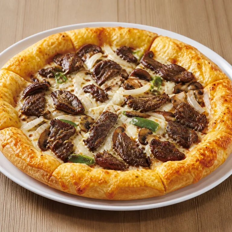 Rip Steak Keju Crust Gold Pizza