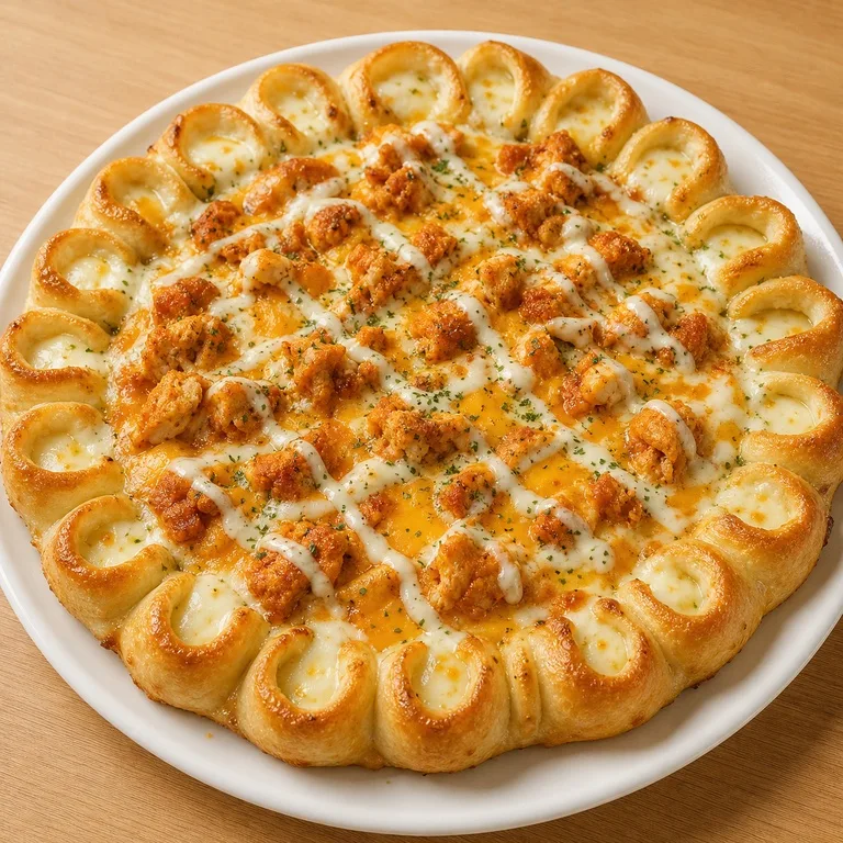 스파이시치킨랜치치즈롤피자