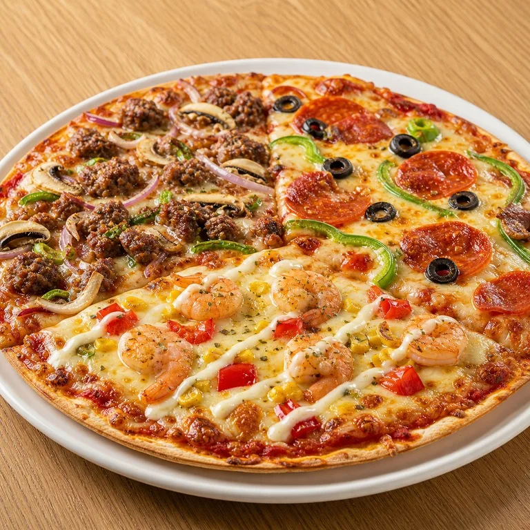 Triple Combo Mil Screen Pizza